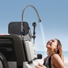 image:imageVEVOR Pressurized Water Tank Lightweight Aluminum MetalMultiDispensing Outdoor Roof Rack Water Tank with 2 SplashGuard PanelsVersatile Nozzle with Pressurization PortFit for Trunks8 Gal