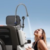 image:imageVEVOR Pressurized Water Tank Lightweight Aluminum MetalMultiDispensing Outdoor Roof Rack Water Tank with 2 SplashGuard PanelsVersatile Nozzle with Pressurization PortFit for Trunks7 Gal