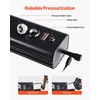 image:imageVEVOR Pressurized Water Tank Lightweight Aluminum MetalMultiDispensing Outdoor Roof Rack Water Tank with 2 SplashGuard PanelsVersatile Nozzle with Pressurization PortFit for Trunks4 Gal