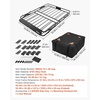 image:imageVEVOR Roof Rack Basket with Cargo Bag 51 x 36 x 4 in Roof Top Carrier Basket with Folding Design 200 lbs Capacity AllWeather Car Top Luggage Holder Universal Fit for SUV Truck Car51in with Bag