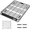 image:imageVEVOR Roof Rack Cargo Basket 90 x 50 x 6 in Heavy Duty Roof Top Carrier Basket with Waterproof Rooftop Bag Ratchet Straps 250 lbs Capacity AllWeather Car Top Luggage Holder for SUV Truck CarBasket w Net
