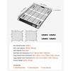 image:imageVEVOR Roof Rack Cargo Basket 90 x 50 x 6 in Heavy Duty Roof Top Carrier Basket with Waterproof Rooftop Bag Ratchet Straps 250 lbs Capacity AllWeather Car Top Luggage Holder for SUV Truck CarBasket w Net