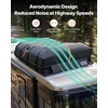 image:imageVEVOR Roof Rack Cargo Basket 90 x 50 x 6 in Heavy Duty Roof Top Carrier Basket with Waterproof Rooftop Bag Ratchet Straps 250 lbs Capacity AllWeather Car Top Luggage Holder for SUV Truck CarBasket w Bag