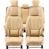 image:imageVEVOR Seat Covers Universal Car Seat Covers Full Set Seats Front and Rear Seat 13pcs Faux Leather Seat Cover Full Enclosed Design Detachable Headrest and Airbag Compatible for Most Car SUV TruckBeige
