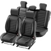 image:imageVEVOR Seat Covers Universal Car Seat Covers Full Set Seats Front and Rear Seat 13pcs Faux Leather Seat Cover Full Enclosed Design Detachable Headrest and Airbag Compatible for Most Car SUV TruckBlack