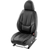 image:imageVEVOR Seat Covers Universal Car Seat Covers Full Set Seats Front and Rear Seat 13pcs Faux Leather Seat Cover Full Enclosed Design Detachable Headrest and Airbag Compatible for Most Car SUV TruckBlack