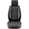 image:imageVEVOR Seat Covers Universal Car Seat Covers Full Set Seats Front and Rear Seat 13pcs Faux Leather Seat Cover Full Enclosed Design Detachable Headrest and Airbag Compatible for Most Car SUV TruckBlack
