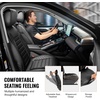 image:imageVEVOR Seat Covers Universal Car Seat Covers Full Set Seats Front and Rear Seat 13pcs Faux Leather Seat Cover Full Enclosed Design Detachable Headrest and Airbag Compatible for Most Car SUV TruckBlack
