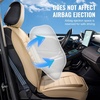 image:imageVEVOR Seat Covers Universal Car Seat Covers Full Set Seats Front and Rear Seat 13pcs Faux Leather Seat Cover Full Enclosed Design Detachable Headrest and Airbag Compatible for Most Car SUV TruckBeige