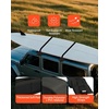 image:imageVEVOR Soft Roof Rack Pads 28 Universal Car Roof Rack Pads for Various Crossbars 88LBS Load Capacity Luggage Kayak Carrier with 2 Tie Down Straps for SUPs Canoes Snowboards Paddle BoardsUse without Cross Bar