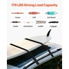 image:imageVEVOR Soft Roof Rack Pads 28 Universal Car Roof Rack Pads for Various Crossbars 88LBS Load Capacity Luggage Kayak Carrier with 2 Tie Down Straps for SUPs Canoes Snowboards Paddle BoardsUse without Cross Bar