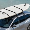 image:imageVEVOR Soft Roof Rack Pads 28 Universal Car Roof Rack Pads for Various Crossbars 88LBS Load Capacity Luggage Kayak Carrier with 2 Tie Down Straps for SUPs Canoes Snowboards Paddle BoardsUse without Cross Bar