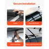 image:imageVEVOR Soft Roof Rack Pads 28 Universal Car Roof Rack Pads for Various Crossbars 88LBS Load Capacity Luggage Kayak Carrier with 2 Tie Down Straps for SUPs Canoes Snowboards Paddle BoardsUse without Cross Bar