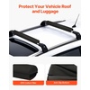 image:imageVEVOR Soft Roof Rack Pads 28 Universal Car Roof Rack Pads for Various Crossbars 88LBS Load Capacity Luggage Kayak Carrier with 2 Tie Down Straps for SUPs Canoes Snowboards Paddle BoardsUse with Cross Bar