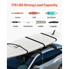 image:imageVEVOR Soft Roof Rack Pads 28 Universal Car Roof Rack Pads for Various Crossbars 88LBS Load Capacity Luggage Kayak Carrier with 2 Tie Down Straps for SUPs Canoes Snowboards Paddle BoardsUse without Cross Bar