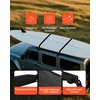 image:imageVEVOR Soft Roof Rack Pads 28 Universal Car Roof Rack Pads for Various Crossbars 88LBS Load Capacity Luggage Kayak Carrier with 2 Tie Down Straps for SUPs Canoes Snowboards Paddle BoardsUse without Cross Bar