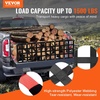 image:imageVEVOR Tailgate Net for Truck Bed 54 in x 18 in 1500lbs Truck Bed Extender Tailgate Cargo Net with 4 Red Adjustable Buckle Straps Extendable amp Durable Suitable for Trailer Pickup Jeep SUV