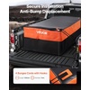 image:imageVEVOR Truck Bed Cargo Bag Waterproof 840D PVC 5118 x 4016 x 2185 in 26 Cubic Feet Heavy Duty Cargo Bag for Truck Bed with 4 Bungee Cords with Hooks Fits a Variety of SUV and Pickup TrucksBungee Cords