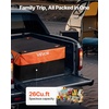 image:imageVEVOR Truck Bed Cargo Bag Waterproof 840D PVC 5118 x 4016 x 2185 in 26 Cubic Feet Heavy Duty Cargo Bag for Truck Bed with 4 Bungee Cords with Hooks Fits a Variety of SUV and Pickup TrucksBungee CordsStorage BagCargo NetCarabiners