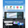 image:imageVEVOR Wireless Car Stereo 10Inch HD Portable Radio Touch Screen with Apple CarPlay and Android Auto CarPlay Screen with Front amp Backup Cameras Voice Control Mirror Link Bluetooth GPS Navigation