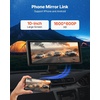 image:imageVEVOR Wireless Car Stereo 10Inch HD Portable Radio Touch Screen with Apple CarPlay and Android Auto CarPlay Screen with Front amp Backup Cameras Voice Control Mirror Link Bluetooth GPS Navigation