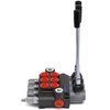 image:imageVevor 3 Spool Hydraulic Control Valve 11GPM Hydraulic Directional Control Valve Double Acting Hydraulic Valve for Tractors Loaders Tanks Black  Industrial amp Scientific
