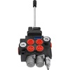 image:imageVEVOR 2 Spool Hydraulic Joystick Control Valve 11gpm Hydraulic Valve Hydraulic Directional Control Valve Double Acting Relief Valve Range Reach Up to 3600 PSI for Tractors Loaders Tanks Log Splitters