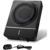 image:imageVEVOR 8 300W Underseat Car Subwoofer Slim Powered Car Subwoofers Under The Seat Low Profile Audio Sub Builtin Amplifier HighLow Level Input amp Volume Controller for SUVs Car Truck RV8IN
