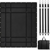 image:imageVEVOR Cargo Net for Pickup Truck Bed 6 x 475 Heavy Duty Truck Cargo Net Safety Mesh Net with 4 SHook Straps with Carabiners amp SHooks for Trailer Pickup Boat Jeep SUV6 x 475  700lbs