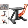 image:imageVEVOR Dirt Bike Lift Stand Motorcycle Jack Lift Stand 440 lbs Capacity and Hydraulic Lift Operation Adjustable Height Hoist Table for Dirt Pit Bike Repair Maintenance Dirt Bike Accessories