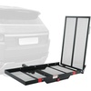image:imageVEVOR Hitch Mount Wheelchair Carrier 500LBS Mobility Scooter Carrier with Folding Ramp Iron Trailer Hitch Rack Basket with Stabilizer Straps Fit 2 Hitch Receiver for SUV Van Car 453 x 256