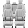 image:imageVEVOR Seat Covers Universal Car Seat Covers Full Set Seats Front and Rear Seat 13pcs Faux Leather Seat Cover Full Enclosed Design Detachable Headrest and Airbag Compatible for Most Car SUV TruckGray