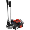 image:imageVevor 2 Spool Hydraulic Directional Control Valve Double Acting Control Valve 11 GPM 3600 PSI SAE Port for Tractors Loaders Tanks Black