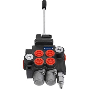 image:imageVEVOR 2 Spool Hydraulic Joystick Control Valve 11gpm Hydraulic Valve Hydraulic Directional Control Valve Double Acting Relief Valve Range Reach Up to 3600 PSI for Tractors Loaders Tanks Log Splitters
