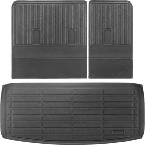 image:imageVEVOR Cargo Mat Compatible with Chevrolet Suburban amp GMC Yukon XL 20152020 Precise Fit Trunk Mat for SUVs TPE Trunk Protector Replacement Black 1PCSTahoeGMC Yukon 20212024