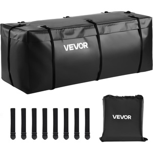 image:imageVEVOR Hitch Cargo Carrier Bag Waterproof 840D PVC 5984 x 2402 x 3063 in 25 Cubic Feet Heavy Duty Cargo Bag for Truck Bed Storage with Reinforced Straps Suitable for Car SUV Vans Hitch Basketwith Reinforced StrapsStorage Bag