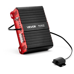image:imageVEVOR Monoblock Car Amplifier 800W RMS MAX 124 Ohm Stable 1Channel Class D Car Audio Amplifier with Remote Subwoofer Level Control Low Pass Filter Bass Boost amp Phase Shift Volume Controller1500W