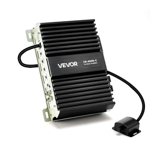image:imageVEVOR Monoblock Car Amplifier 800W RMS MAX 124 Ohm Stable 1Channel Class D Car Audio Amplifier with Remote Subwoofer Level Control Low Pass Filter Bass Boost amp Phase Shift Volume Controller400W