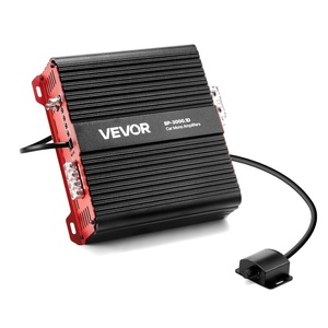 image:imageVEVOR Monoblock Car Amplifier 800W RMS MAX 124 Ohm Stable 1Channel Class D Car Audio Amplifier with Remote Subwoofer Level Control Low Pass Filter Bass Boost amp Phase Shift Volume Controller3000W