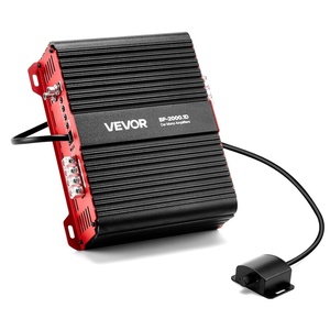 image:imageVEVOR Monoblock Car Amplifier 800W RMS MAX 124 Ohm Stable 1Channel Class D Car Audio Amplifier with Remote Subwoofer Level Control Low Pass Filter Bass Boost amp Phase Shift Volume Controller2000W