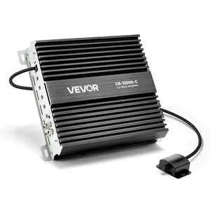 image:imageVEVOR Monoblock Car Amplifier 800W RMS MAX 124 Ohm Stable 1Channel Class D Car Audio Amplifier with Remote Subwoofer Level Control Low Pass Filter Bass Boost amp Phase Shift Volume Controller1200W