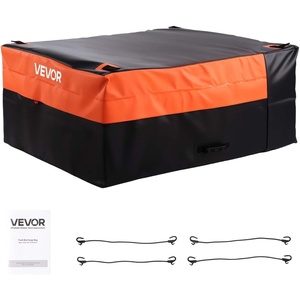 image:imageVEVOR Truck Bed Cargo Bag Waterproof 840D PVC 5118 x 4016 x 2185 in 26 Cubic Feet Heavy Duty Cargo Bag for Truck Bed with 4 Bungee Cords with Hooks Fits a Variety of SUV and Pickup TrucksBungee Cords