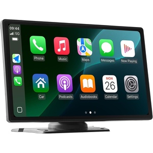 image:imageVEVOR Wireless Car Stereo 9Inch HD Portable Radio Touch Screen Compatible with Apple CarPlay amp Android Auto CarPlay Screen with Backup Camera Voice Control Mirror Link Bluetooth GPS Navigation