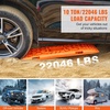 image:imageVEVOR 10 TON Traction Boards with PP Material Recovery Boards for Offroad VehiclesCarsPickupsSUVsRVs Pair Tire Traction Mats on Snow Sand Mud and Loose Terrain Storage Bag Long RedORANGE41
