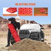 image:imageVEVOR 10 TON Traction Boards with PP Material Recovery Boards for Offroad VehiclesCarsPickupsSUVsRVs Pair Tire Traction Mats on Snow Sand Mud and Loose Terrain Storage Bag Long RedRED41