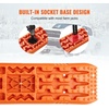 image:imageVEVOR 10 TON Traction Boards with PP Material Recovery Boards for Offroad VehiclesCarsPickupsSUVsRVs Pair Tire Traction Mats on Snow Sand Mud and Loose Terrain Storage Bag Long RedORANGE41