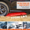 image:imageVEVOR 10 TON Traction Boards with PP Material Recovery Boards for Offroad VehiclesCarsPickupsSUVsRVs Pair Tire Traction Mats on Snow Sand Mud and Loose Terrain Storage Bag Long RedRED41