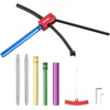 image:imageVEVOR Dirt Bike Tire Changing Tool Kit Fits for Motocross Enduro 1621 Wheels Includes 1525 mm Axle Adapters Dirt Bike Tire Changing Tools Compact Changer with 2 Irons and Protective Sleeve