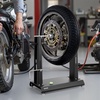 image:imageVEVOR Motorcycle Wheel Balancer Tire Balancer amp Truing Stand with Adjustable Centering Cones and Truing Pointer Balancing Tools for Sport amp Dirt Bikes Hollow Axle WheelsHollow  Solid Axle