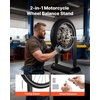 image:imageVEVOR Motorcycle Wheel Balancer Tire Balancer amp Truing Stand with Adjustable Centering Cones and Truing Pointer Balancing Tools for Sport amp Dirt Bikes Hollow Axle WheelsHollow Axle